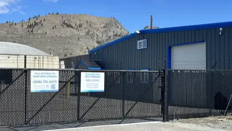 glacier west chelan boat storage security fence chelan washington