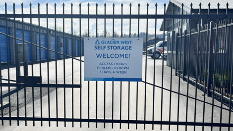 Glacier West Self Storage Orting storage security gate